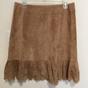 Vintage Suede Skirt